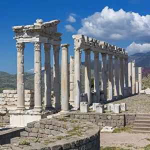 Temple of Trajan, Pergamon, Bergama, Izmir Province, Turkey