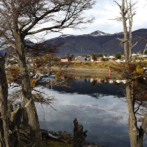 A view of the city of Puerto Williams is seen in Chile