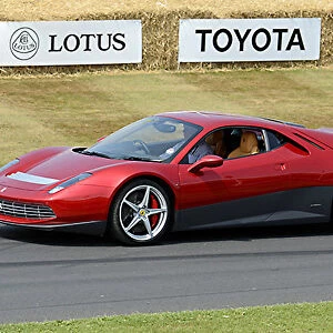Ferrari SP12 EC (Eric Clapton, £3million one-off), 2012, Red, & black