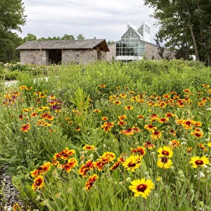 The International Peace Gardens near Dunseith, North Dakota, USA