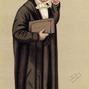 BENJAMIN JOWETT (1817-93). English scholar. Caricature lithograph, 1876, by Spy