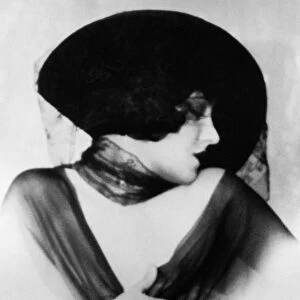 GLORIA SWANSON (1897-1983). American film actress. Photograph by Edwin Bower Hesser