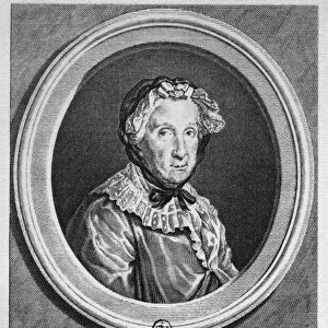 MADAME GEOFFRIN. Marie Therese Rodet Geoffrin (1699-1777)