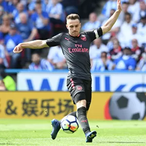 Aaron Ramsey in Action: Huddersfield vs. Arsenal, Premier League 2017-18