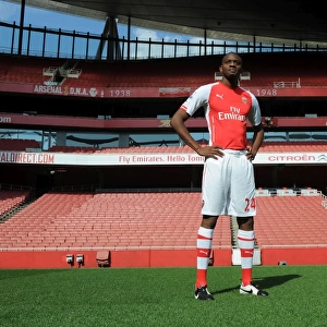 Abou Diaby (Arsenal). Arsenal 1st Team Photocall. Emirates Stadium, 7 / 8 / 14. Credit