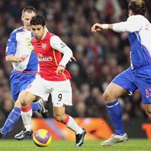 Adurado (Arsenal) Andre Ooijer and Zurab Khizanishvili(Blackburn Rovers)