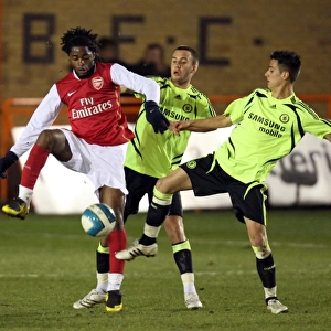 Alex Song (Arsenal) Jimmy Smith and Sergio Tejera Rordiguez (Chelsea)