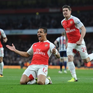Alexis Sanchez's Thrilling Goal: Arsenal Triumphs Over West Bromwich Albion, Premier League 2015-16