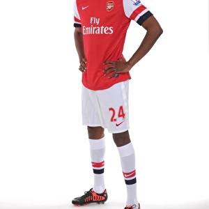Arsenal 2013-14 Squad: Abou Diaby at the Team Photocall