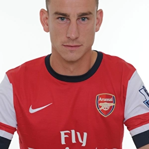 Arsenal FC 2013-14: Laurent Koscielny at Team Photocall