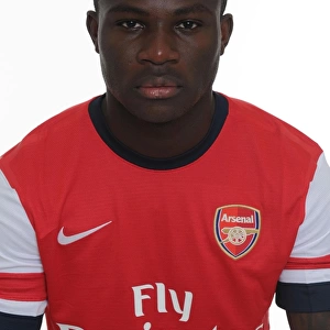 Arsenal Squad 2013-14: Emmanuel Frimpong at Team Photocall