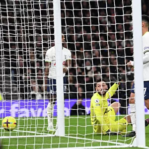 Arsenal Takes the Lead: Hugo Lloris Watches as Arsenal Scores First Goal Against Tottenham in Premier League Clash (January 2023)