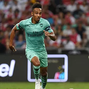 Arsenal's Aubameyang Goes Head-to-Head Against Paris Saint-Germain in International Champions Cup 2018