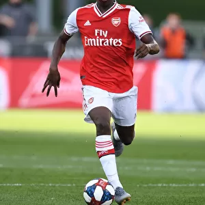 Arsenal's Eddie Nketiah in Action against Colorado Rapids (2019 Pre-Season Friendly)