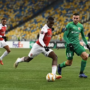 Arsenal's Eddie Nketiah Faces Off Against Vorskla's Ardin Dallku in Europa League Clash