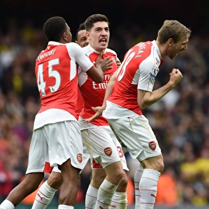Arsenal's Triumph: Hector Bellerin's Game-Winning Goal vs. Watford (April 2016)