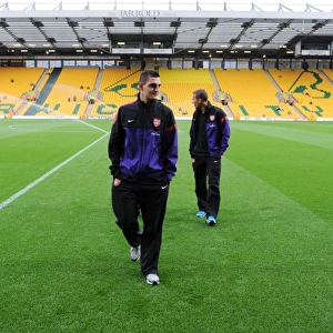 Arsenal's Vito Mannone Prepares for Norwich City Clash (2012-13)