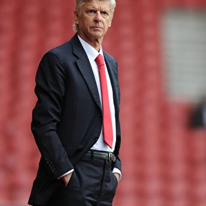 Arsene Wenger at Arsenal's Pre-Season Match Against Anderlecht (2012-13)