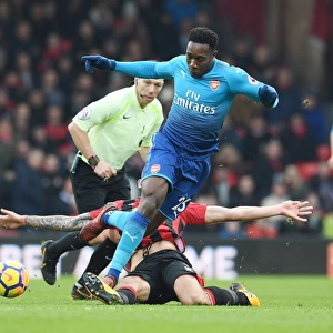 Danny Welbeck Outsmarts Steve Cook: A Premier League Moment (Arsenal vs. AFC Bournemouth, 2017-18)