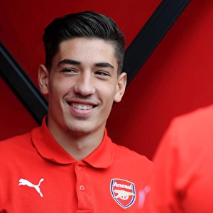 Hector Bellerin (Arsenal). Arsenal 5: 1 Benfica. The Emirates Cup, Day 1. Emirates Stadium, 2 / 8 / 14
