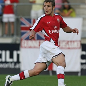 Jack Wilshere in Action: Arsenal's Win Against Burgenland, Austria 2008