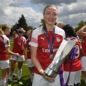 Louise Quinn Lifts WSL Trophy: Arsenal Women Celebrate Championship Win over Manchester City Women
