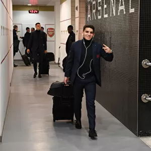 Lucas Torreira: Focus and Preparation in Arsenal Changing Room (Arsenal v Huddersfield Town, 2018-19)