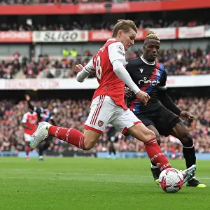 Martin Odegaard in Action: Arsenal vs. Crystal Palace, Premier League 2022-23