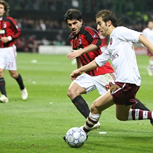 Mathieu Flamini (Arsenal) Gennaro Gattuso (AC Milan)