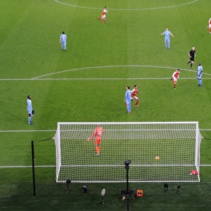 Mesut Ozil Scores Arsenal's Second Goal Against Stoke City (2016-17)