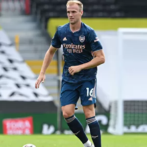 Rob Holding in Action: Fulham vs. Arsenal, Premier League 2020-21
