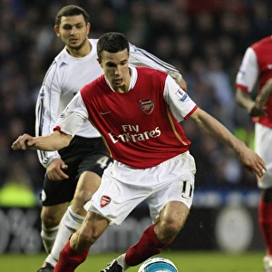 Robin van Persie (Arsenal) Hossam Ghaly (Derby)