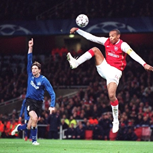 Thierry Henry's Unforgettable Night: Arsenal's Triumph over Hamburg in the Champions League (Group G), Emirates Stadium, London, 21st November 2006