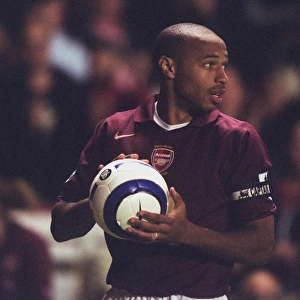 Thierry Henry's Unforgettable Night: Arsenal's Glorious 4-1 Victory over Fulham, Highbury, London, August 2005