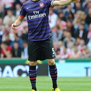 Thomas Vermaelen in Action: Stoke City vs. Arsenal, Premier League 2012-13