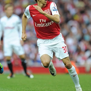 Yossi Benayoun (Arsenal). Arsenal 1: 0 Swansea City. Barclays Premier League