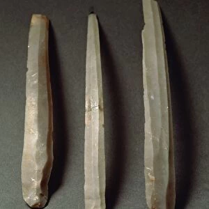 Flint blades, from Monteparano, province of Taranto