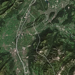 Liechtenstein with borders