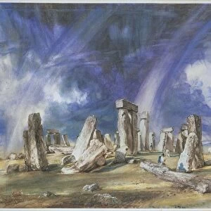Stonehenge, by John Constable, 1835, watercolor