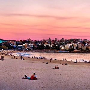 Bondi Beach Vivid Sunset