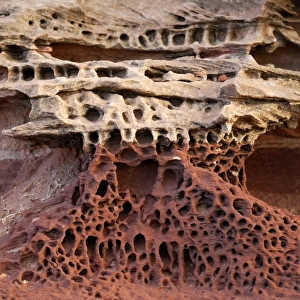 Sandstone structure, Eagle Gorge, Kalbarri Coast National Park, Northern Territory, Australia