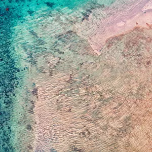 Texture of the Ocean beach