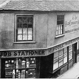 Antique photograph of London: Old Curiosity Shop
