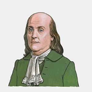 Illustration of Benjamin Franklin