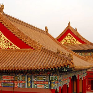 Temple, Forbidden City, Beijing China