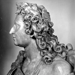 Bust of Louis XV (1710-1774), King of France from 1715, by Lambert Sigisbert Adam Le Vau