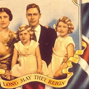 Coronation song book - King George VI and family - Long May They Reign