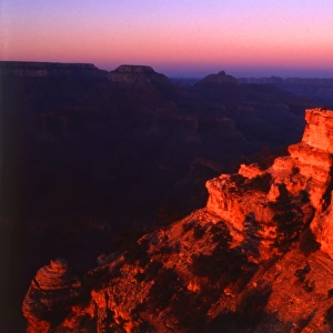 The Grand Canyon at sunset - United States of America