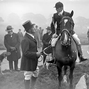 The hunt in Kent. 1933