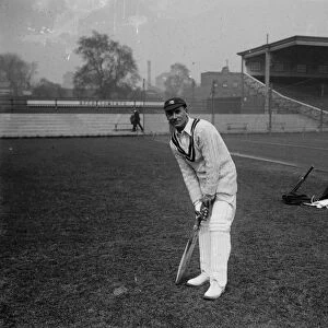 Jack Hobbs posed 1925